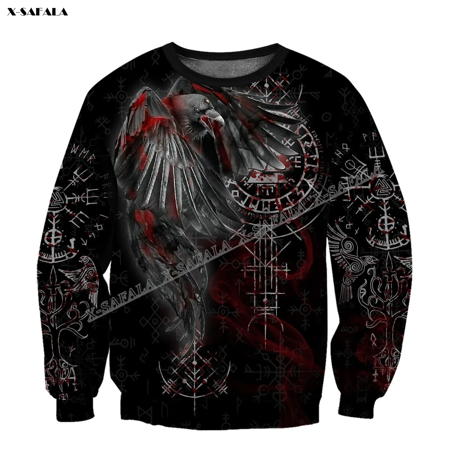 Fenrir Raven Huginn Viking 3D Printed Ugly Christmas Party Gift Sweater Unisex Man Pullover Warm Winter Casual Thick Knitted
Fenrir Raven Huginn Viking 3D Printed Ugly Christmas Party Gift Sweater Unisex Man Pullover Warm Winter Casual Thick Knitted