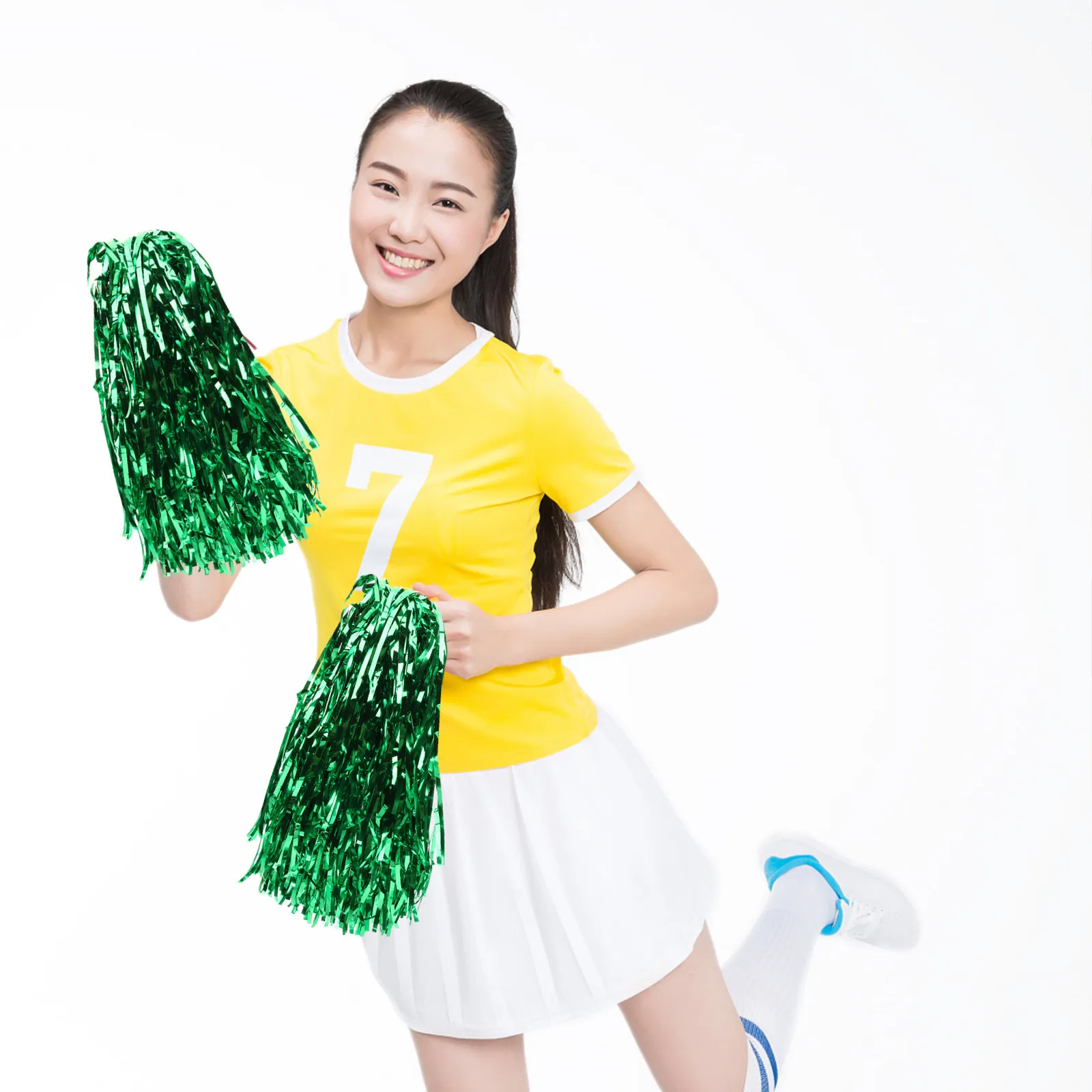 24Pcs Cheerleading Pom Poms Sparkling Team Spirit Pompoms Cheering Props for Events Accessories
24Pcs Cheerleading Pom Poms Sparkling Team Spirit Pompoms Cheering Props for Events Accessories