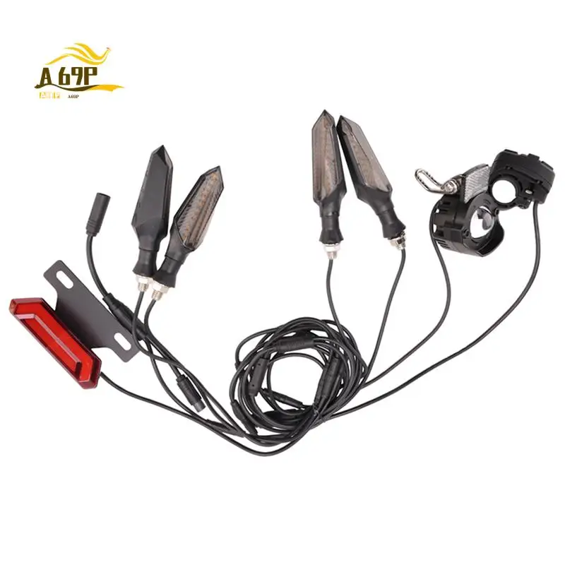 A69P-Electric Bike 24V/36V/48V Headlight Front Rear Turn Signal Light Brake Light Ebike Conversion Kits
A69P-Electric Bike 24V/36V/48V Headlight Front Rear Turn Signal Light Brake Light Ebike Conversion Kits