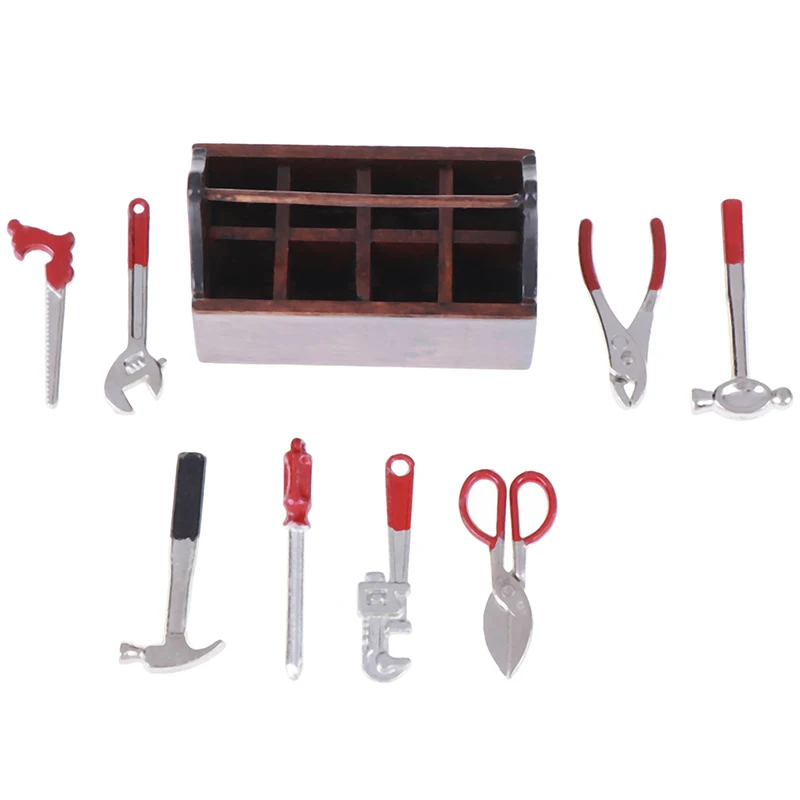 1Set 1:12 Scale Mini Toolbox Dollhouse Handmade Scene Decor Tool Accessories Set
1Set 1:12 Scale Mini Toolbox Dollhouse Handmade Scene Decor Tool Accessories Set