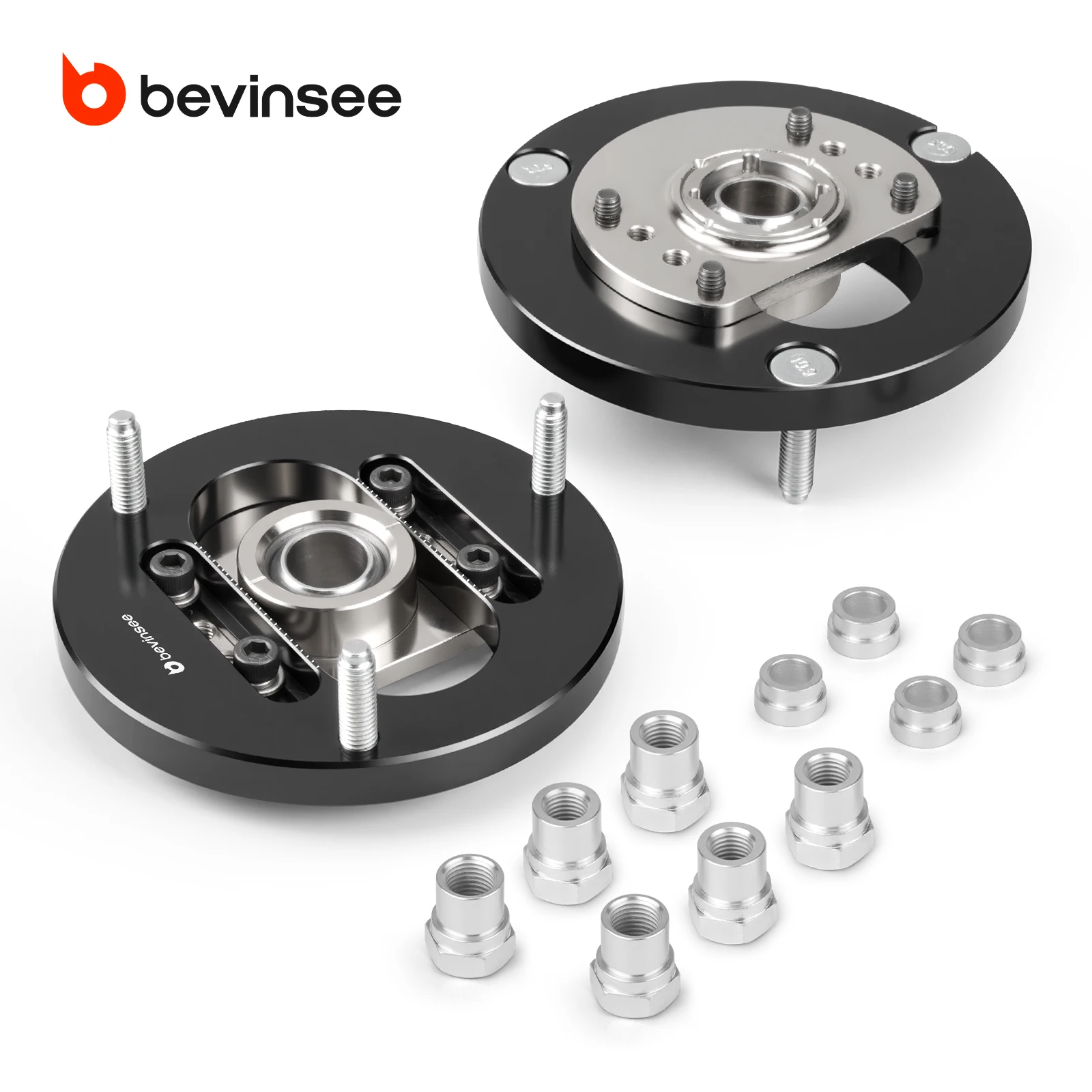 BEVINSEE Front Adjustable Camber Plates Camber Mounts for BMW E82 E90 E92 E87 1 Series 3 Series E84 X1 RWD
BEVINSEE Front Adjustable Camber Plates Camber Mounts for BMW E82 E90 E92 E87 1 Series 3 Series E84 X1 RWD