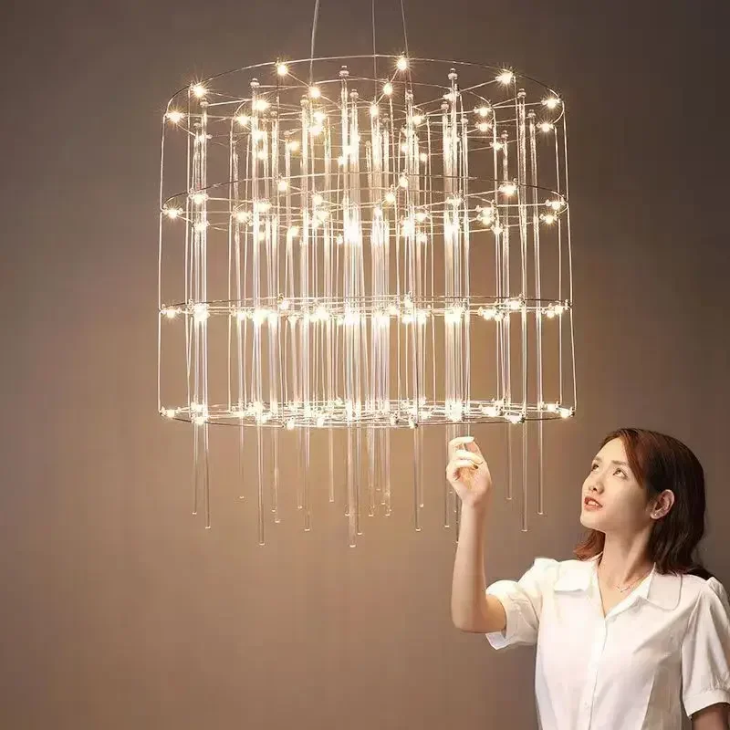 Light Cube Firefly Pendant Designer Model House Villa Leisure Room Simple Lines Personalized Circular Lighting Fixtures
Light Cube Firefly Pendant Designer Model House Villa Leisure Room Simple Lines Personalized Circular Lighting Fixtures