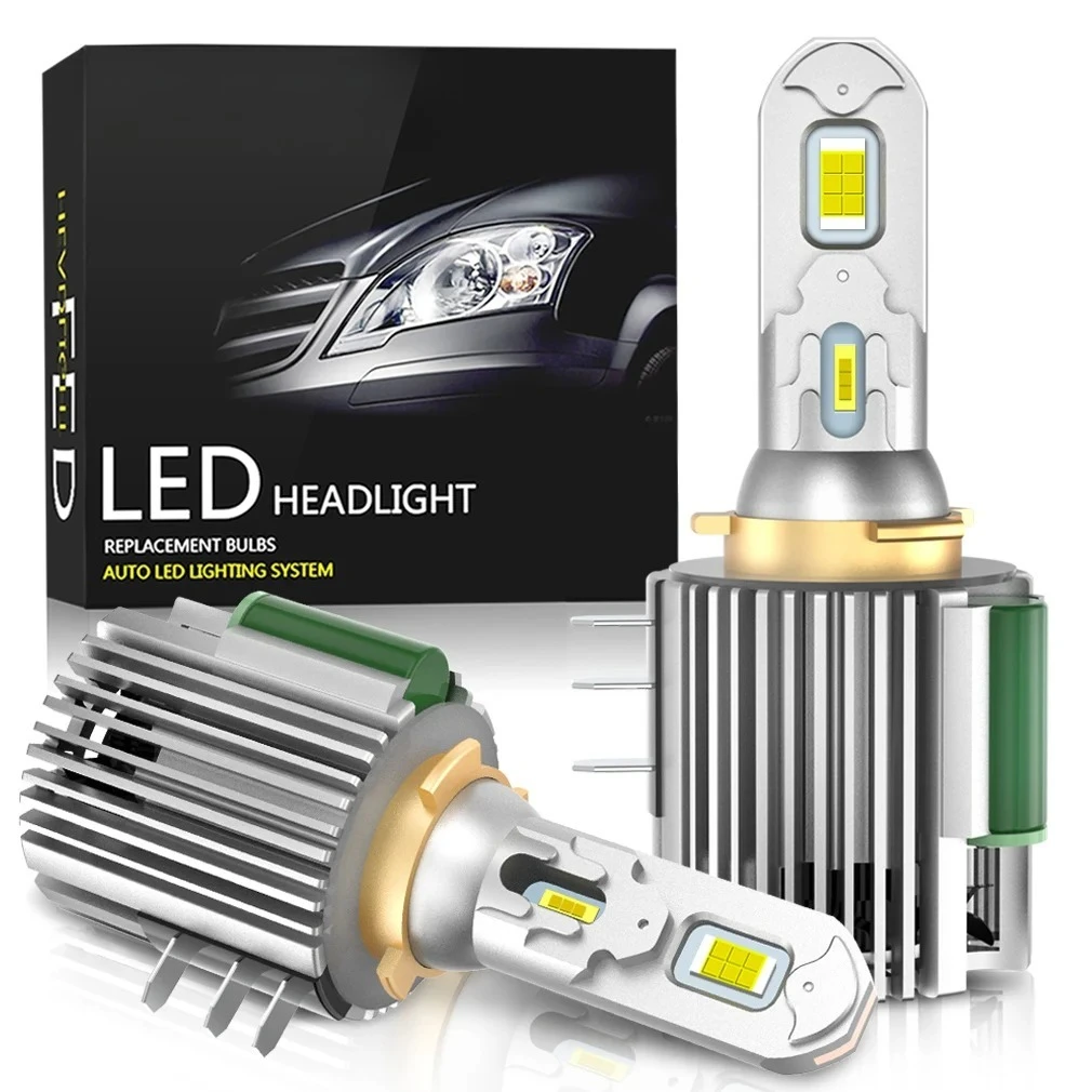 2Pcs H15 LED Bulbs Car Headlight High Beam Day Driving Running Light 12V 6500K White Auto Lamp Canbus For Golf 6 VW Audi BMW
2Pcs H15 LED Bulbs Car Headlight High Beam Day Driving Running Light 12V 6500K White Auto Lamp Canbus For Golf 6 VW Audi BMW