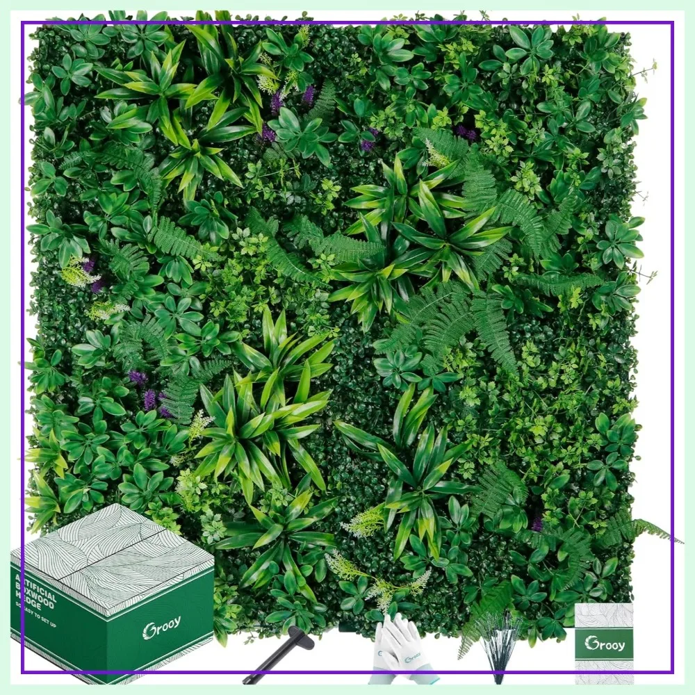 12pcs Artificial Boxwood Panels 20x20in, 33.33sqft Privacy Hedge Fence, UV Protected Greenery Backdrop for Wedding Garden
12pcs Artificial Boxwood Panels 20x20in, 33.33sqft Privacy Hedge Fence, UV Protected Greenery Backdrop for Wedding Garden