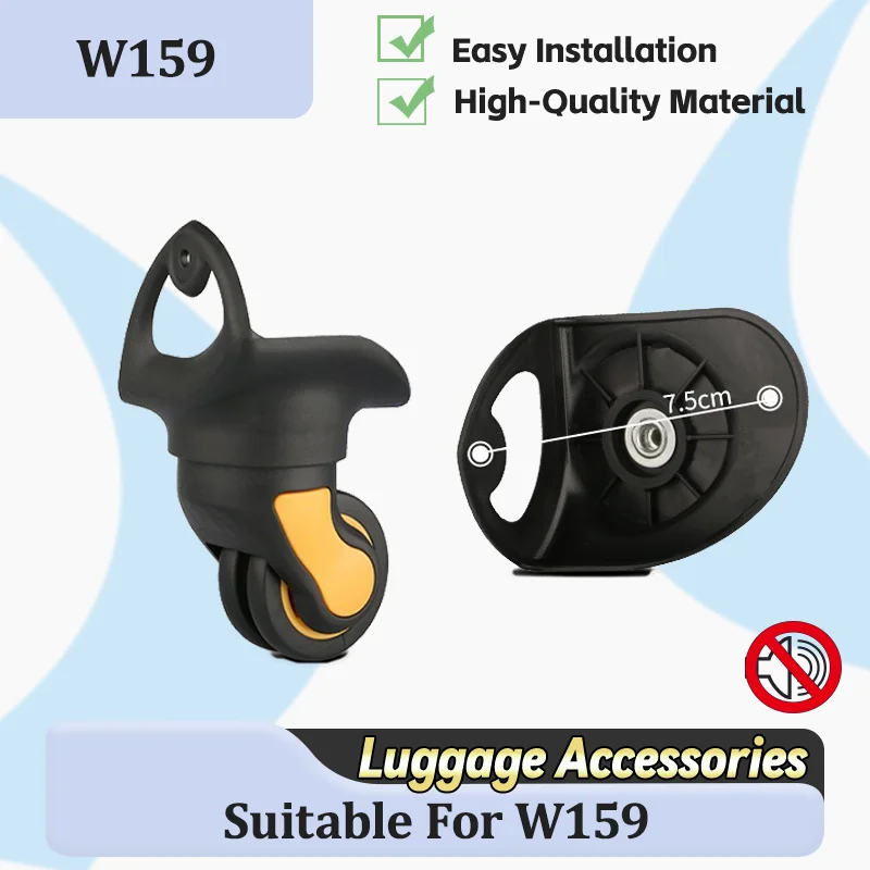 For W159 Heavy-Duty Quiet Luggage Wheels Anti-Slip & Wear-Resistant Design Fits Standard-Size Suitcases For Replacement
For W159 Heavy-Duty Quiet Luggage Wheels Anti-Slip & Wear-Resistant Design Fits Standard-Size Suitcases For Replacement
