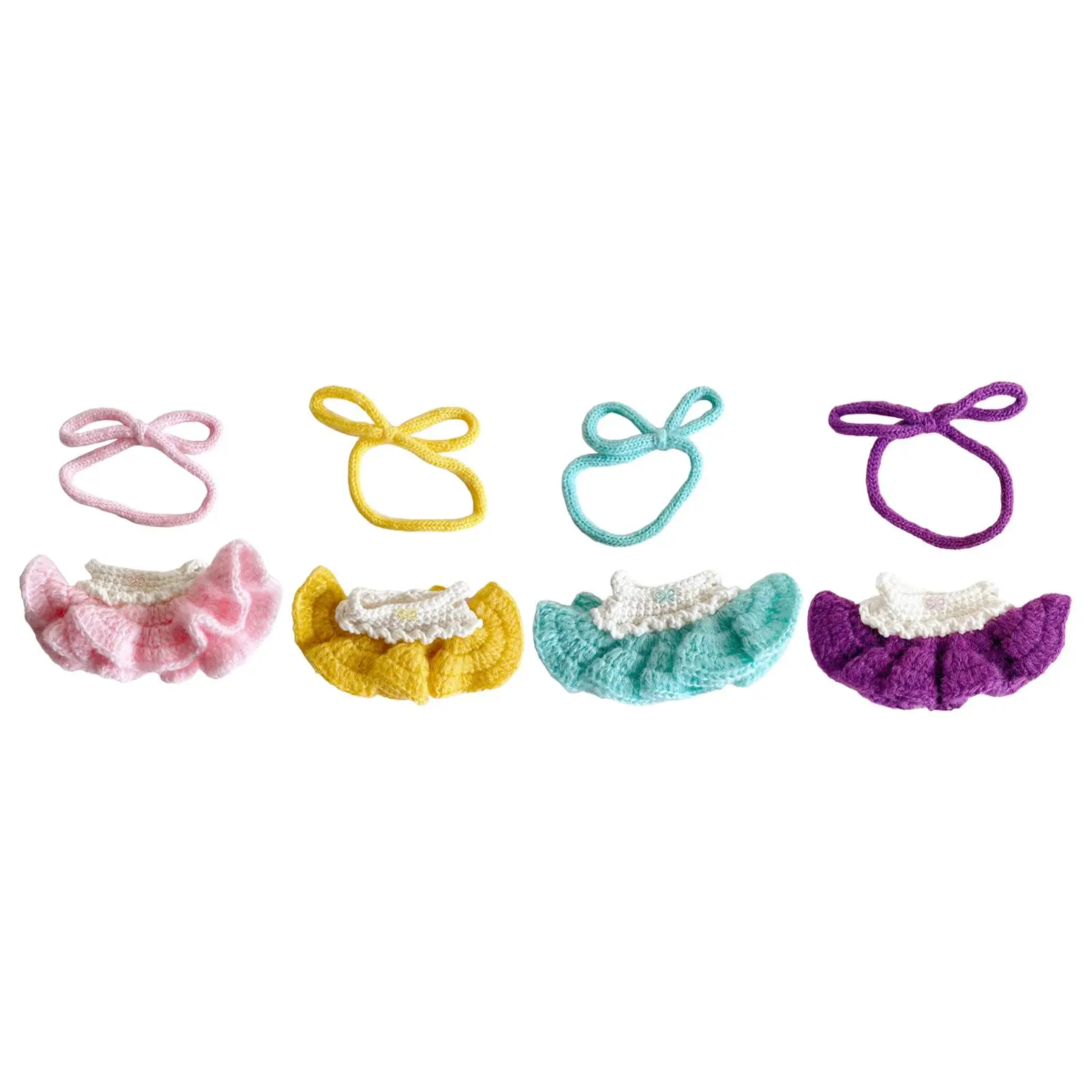Stuffed Doll Knitted Dress Dress up DIY Photo Props Pretend Play Costumes with Hairband Make Your Own Dolls for 6.69inch Doll
Stuffed Doll Knitted Dress Dress up DIY Photo Props Pretend Play Costumes with Hairband Make Your Own Dolls for 6.69inch Doll