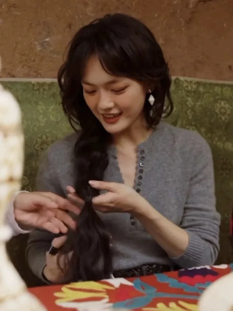 Ele ey Woolen Knitted Sweater for Women Loose Long Sve Button up Warm Thin Base Layer irt Versatile Spring Autumn ...
Ele ey Woolen Knitted Sweater for Women Loose Long Sve Button up Warm Thin Base Layer irt Versatile Spring Autumn ...