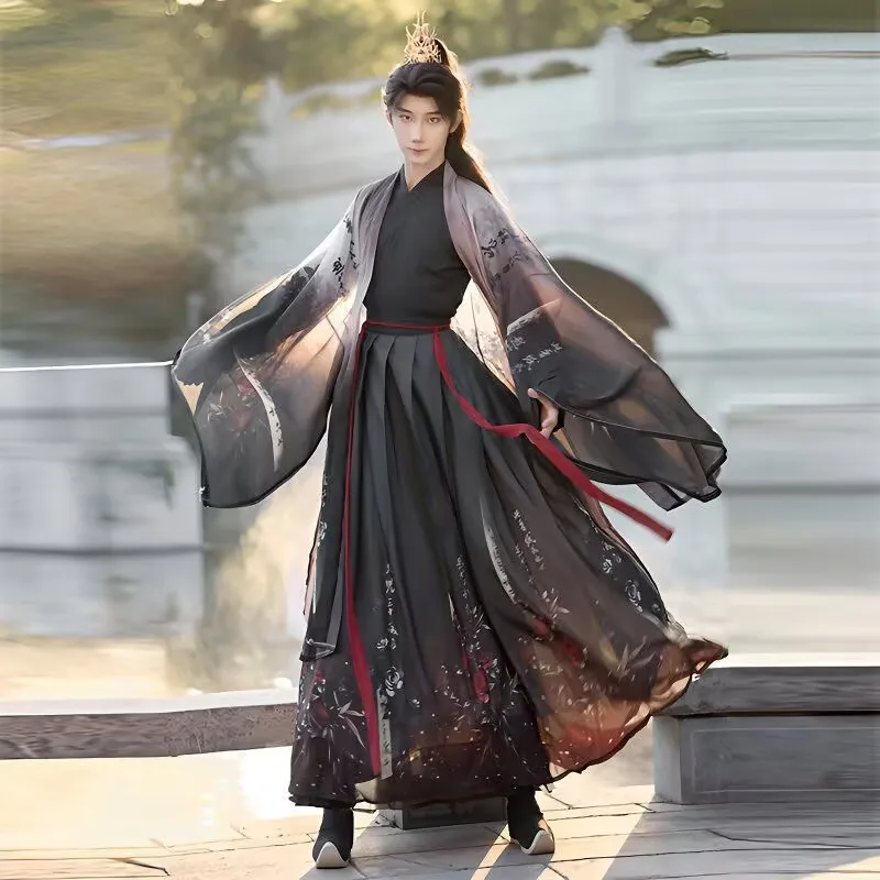 Большой размер 2XL Hanfu для мужчин и женщин, китайский древний черный Hanfu унисекс Musketeers, карнавальный костюм, наряд для вечеринки, сценические костюмы Hanfu
Большой размер 2XL Hanfu для мужчин и женщин, китайский древний черный Hanfu унисекс Musketeers, карнавальный костюм, наряд для вечеринки, сценические костюмы Hanfu