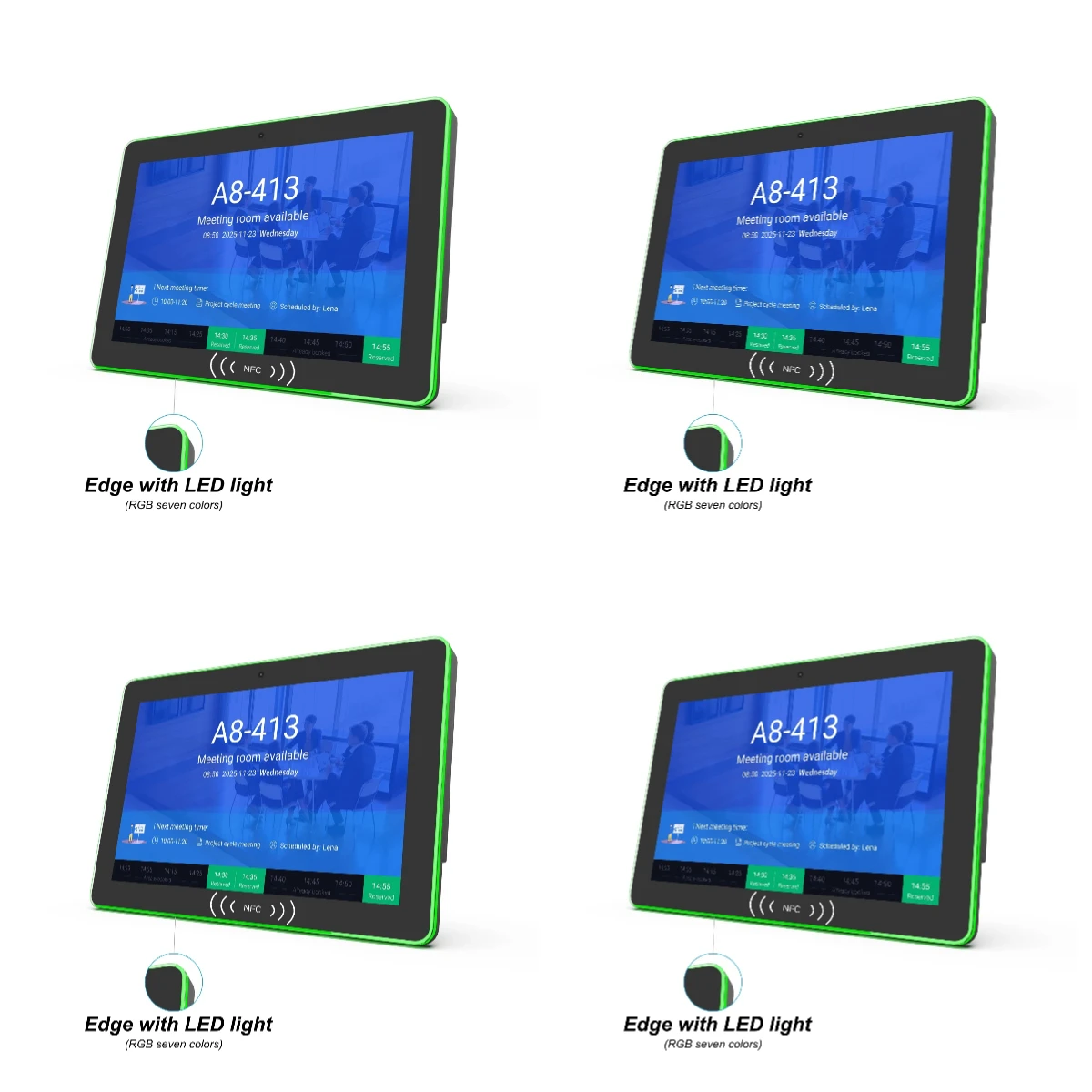 New Arrival Wall Mount Android 11 Tablet PC Optional NFC POE Touch Screen Display 2+16GB Edge LED Light for Business Meetings
New Arrival Wall Mount Android 11 Tablet PC Optional NFC POE Touch Screen Display 2+16GB Edge LED Light for Business Meetings