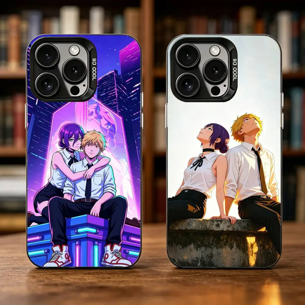 Anime CP D-Denji and R-Reze Phone Case For iPhone 17,16,15,14,13,12,11 Plus,Pro Max,XS,Colorful Silver Black Cover
Anime CP D-Denji and R-Reze Phone Case For iPhone 17,16,15,14,13,12,11 Plus,Pro Max,XS,Colorful Silver Black Cover