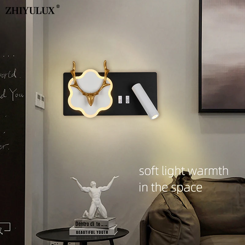 Rotatable Lamp Head With Switch New Modern LED Wall Lights Living Study Room Bedroom Bedside Aisle Hallway Lamps Indoor Lighting
Rotatable Lamp Head With Switch New Modern LED Wall Lights Living Study Room Bedroom Bedside Aisle Hallway Lamps Indoor Lighting