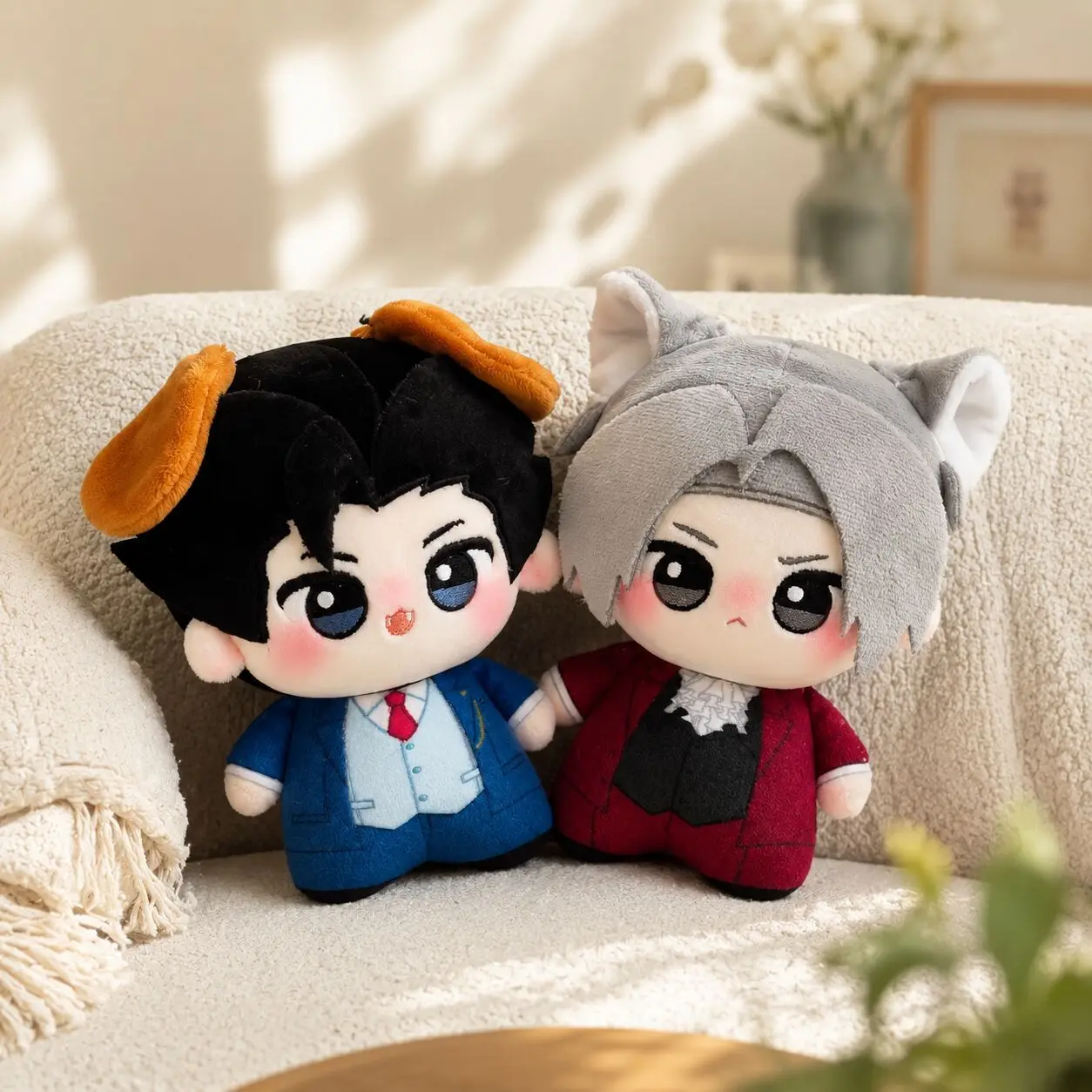 Game Ace Attorney Miles Edgeworth 10CM Cosplay Plush Doll Phoenix Wright Stuffed Plushie Pendant Decor Toy Birthday Xmas Gift
Game Ace Attorney Miles Edgeworth 10CM Cosplay Plush Doll Phoenix Wright Stuffed Plushie Pendant Decor Toy Birthday Xmas Gift