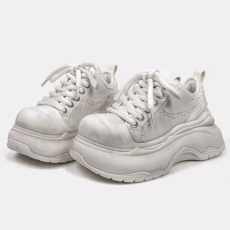 Platform Cross Tied Casual Ankle Boots Mixed Colors Patchwork Oversize Toe New Arrivals Fashion Women Shoes
Platform Cross Tied Casual Ankle Boots Mixed Colors Patchwork Oversize Toe New Arrivals Fashion Women Shoes