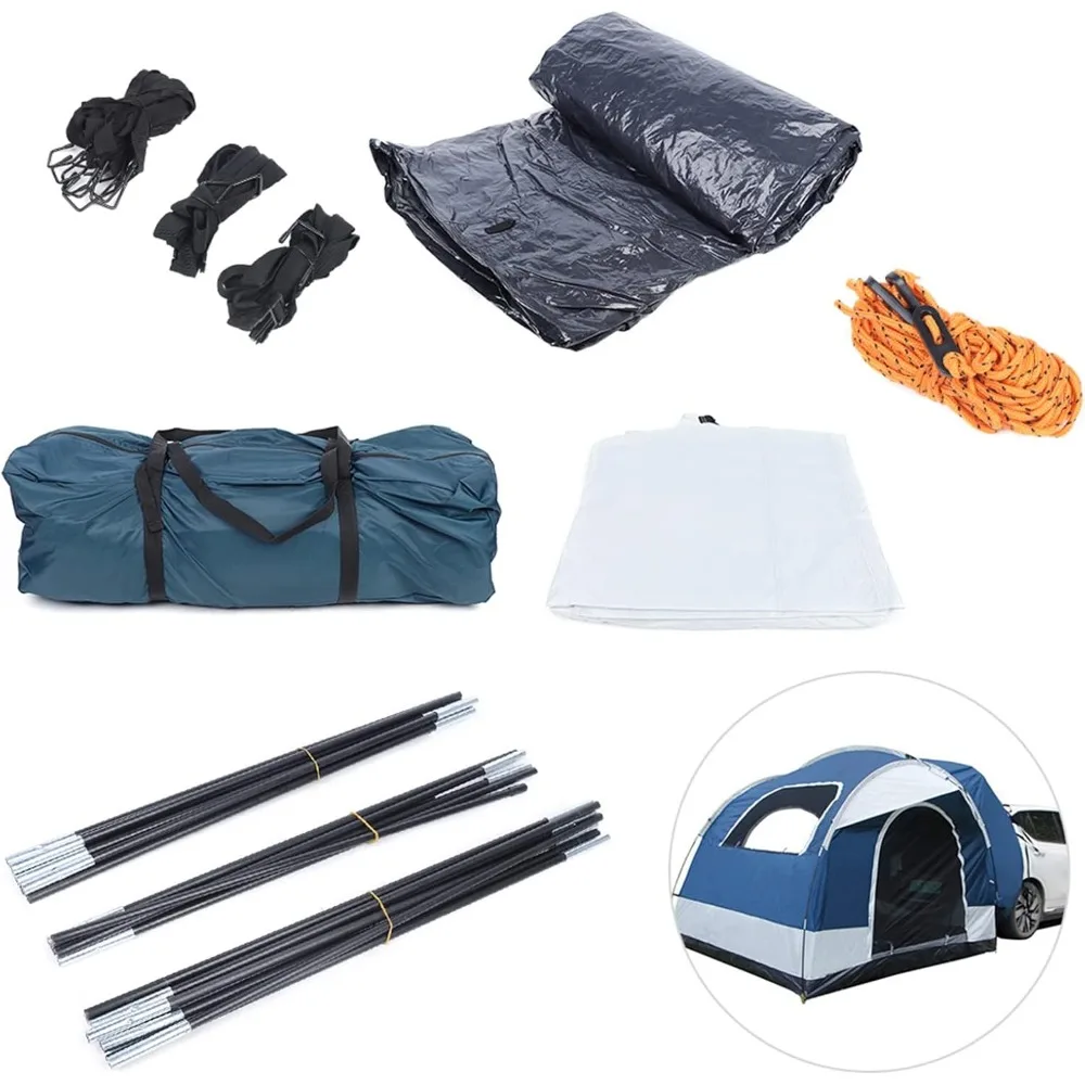 Car Awning Sun Shelter, Tents Camping Truck Canopy, Portable Car SUV Tent Tailgate Shade with Mosquito Net for Outdoor Camping C
Car Awning Sun Shelter, Tents Camping Truck Canopy, Portable Car SUV Tent Tailgate Shade with Mosquito Net for Outdoor Camping C