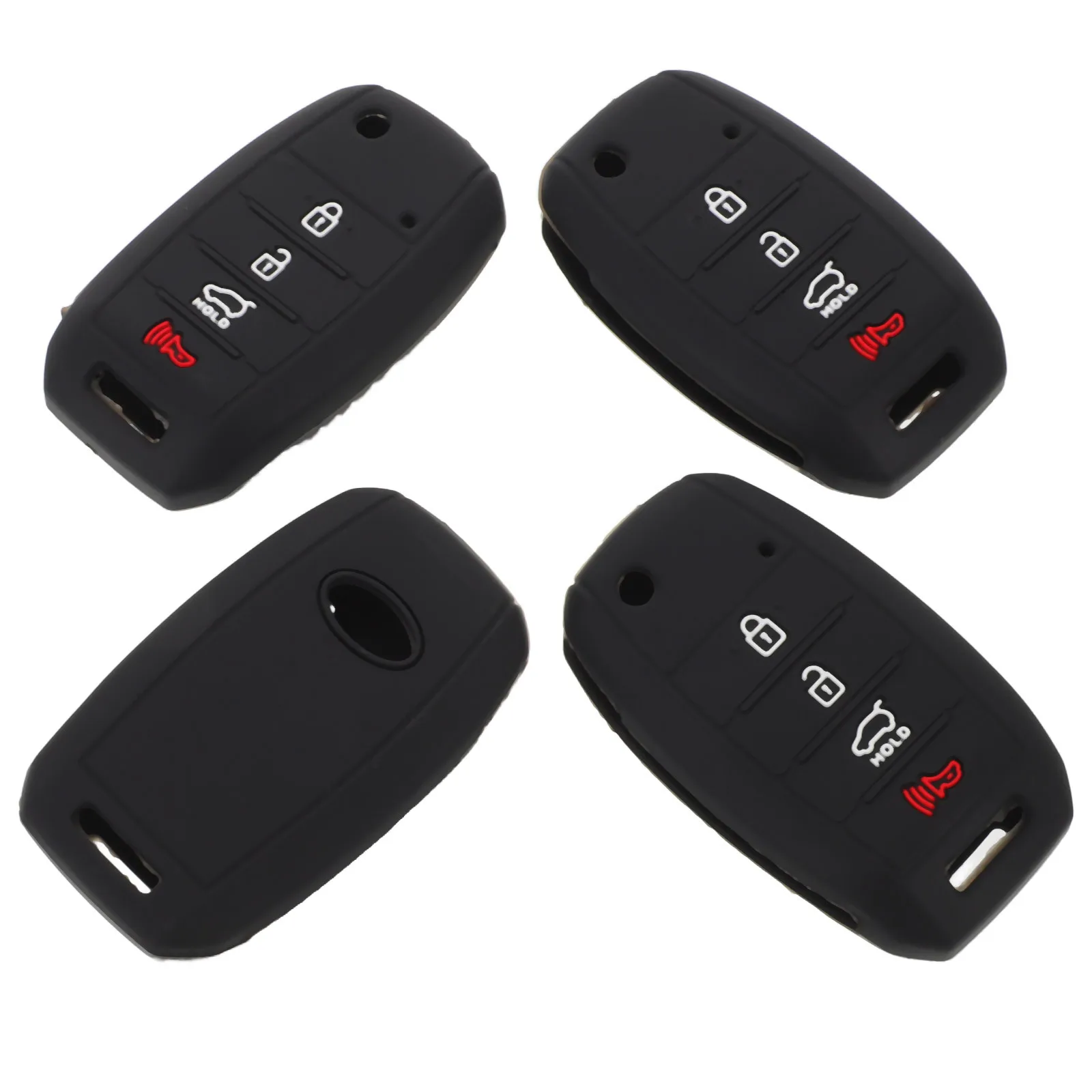 4Pcs Silicone Key Fob Cover Full Protection Anti-Scratch Precise Fit Stylish Upgrade Easy Maintenance Car Remote Key
4Pcs Silicone Key Fob Cover Full Protection Anti-Scratch Precise Fit Stylish Upgrade Easy Maintenance Car Remote Key