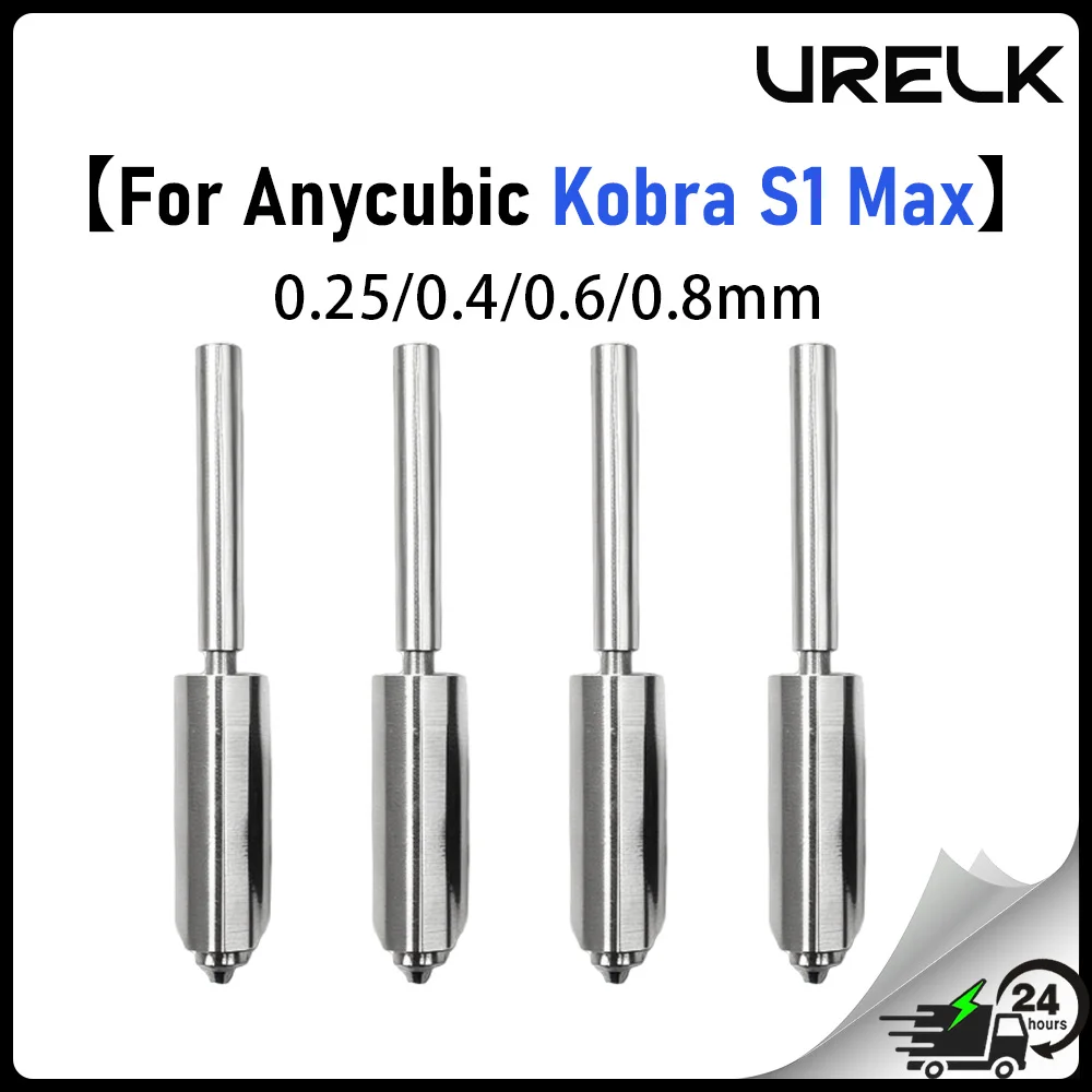 Replacement Nozzle For Anycubic Kobra S1 Max Silicone Sleeve Nozzle Wiper 0.25/0.4/0.6/0.8 Hardened Steel Extruder Hotend Nozzle
Replacement Nozzle For Anycubic Kobra S1 Max Silicone Sleeve Nozzle Wiper 0.25/0.4/0.6/0.8 Hardened Steel Extruder Hotend Nozzle