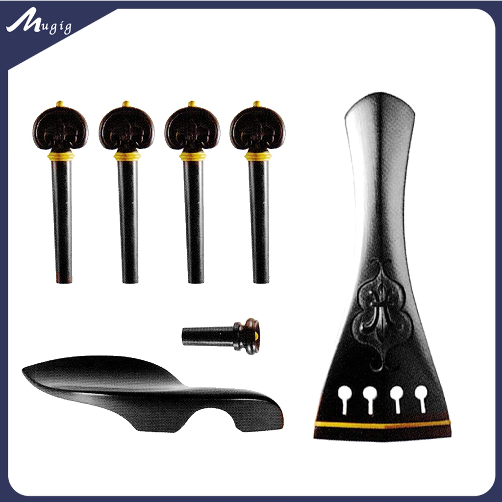 4/4 Violin Fiddle Carved Hill Style Engraved Yellow Fret Violin Tailpiece Ebony Wood Tailpiece For Violin Fiddle Handmade DIY
4/4 Violin Fiddle Carved Hill Style Engraved Yellow Fret Violin Tailpiece Ebony Wood Tailpiece For Violin Fiddle Handmade DIY