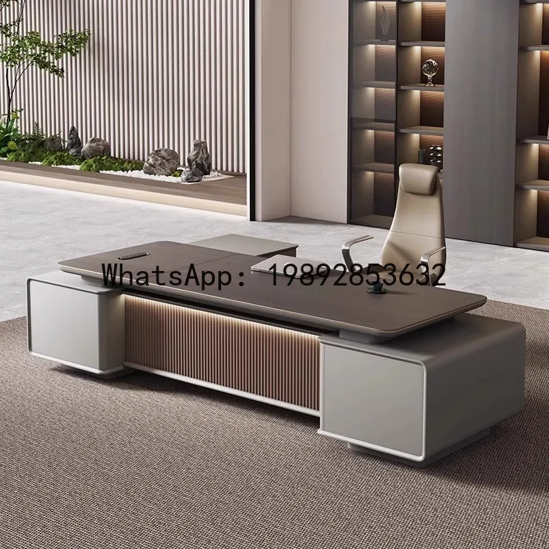 XL High-End Boss Desk Роскошный высококачественный элегантный исполнительный стол Современный офисный стол и набор стульев
XL High-End Boss Desk Роскошный высококачественный элегантный исполнительный стол Современный офисный стол и набор стульев