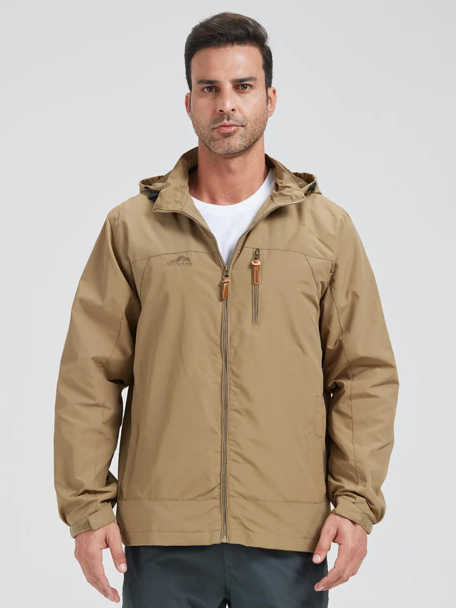 Men's Trendy Windbreaker Jacket Spring Autumn Outdoor Casual Versatile Sports Mountain Climbing Outerwear
Men's Trendy Windbreaker Jacket Spring Autumn Outdoor Casual Versatile Sports Mountain Climbing Outerwear
