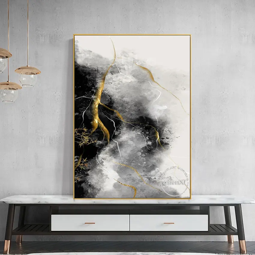 Modern Wall Decor Poster Abstract Black And White Frameless Oil Painting Canvas Nordic Artwork Handmade For Living Room Decor
Modern Wall Decor Poster Abstract Black And White Frameless Oil Painting Canvas Nordic Artwork Handmade For Living Room Decor