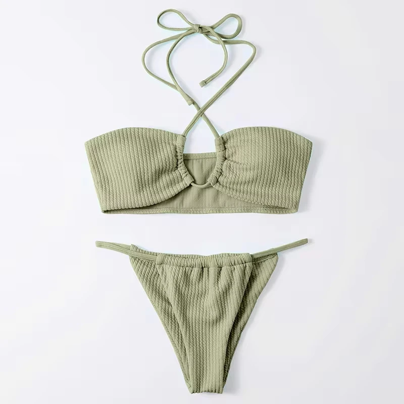 New Sexy Swimming Suit for Women Swimwear Tankini Swimsuits Women Bikini Solid Color Cross Necked Beach Swimsuit
New Sexy Swimming Suit for Women Swimwear Tankini Swimsuits Women Bikini Solid Color Cross Necked Beach Swimsuit