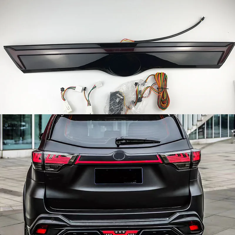 Turn signal width through light for Highlander 15-19 Highlander new modification taillight trunk streamer taillight LED lamps
Turn signal width through light for Highlander 15-19 Highlander new modification taillight trunk streamer taillight LED lamps