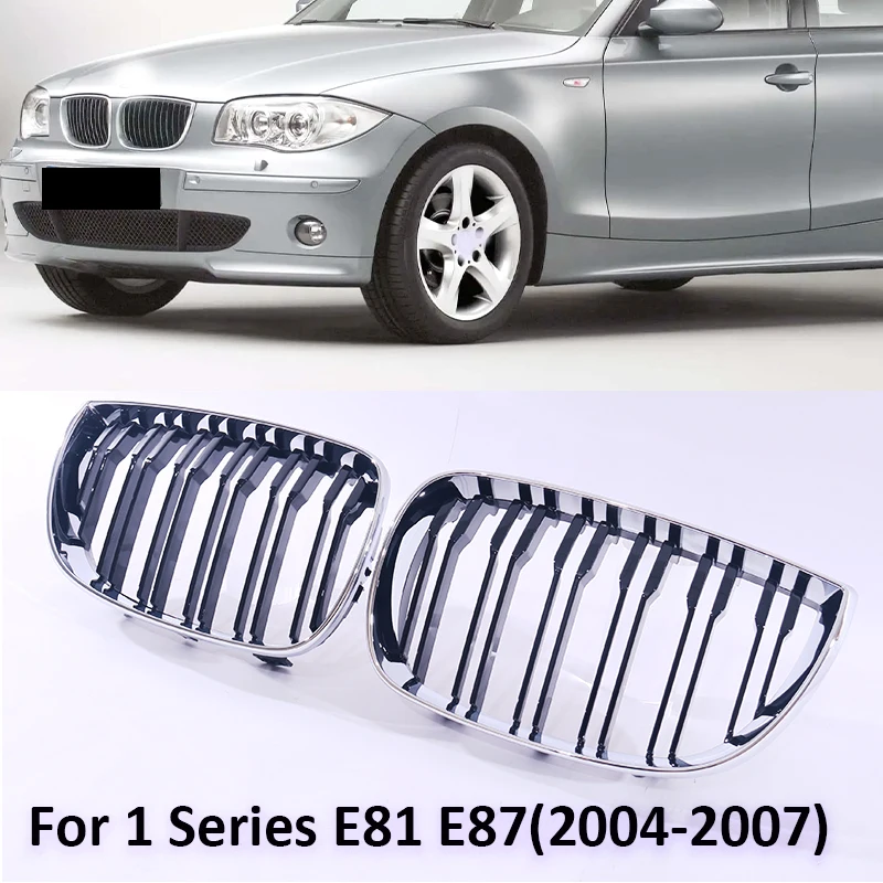 For BMW 1 Series E81 E87 2004-2007 Front Kidney Grille Dual Slat Chrome Plated Car Accessories High Quality ABS
For BMW 1 Series E81 E87 2004-2007 Front Kidney Grille Dual Slat Chrome Plated Car Accessories High Quality ABS