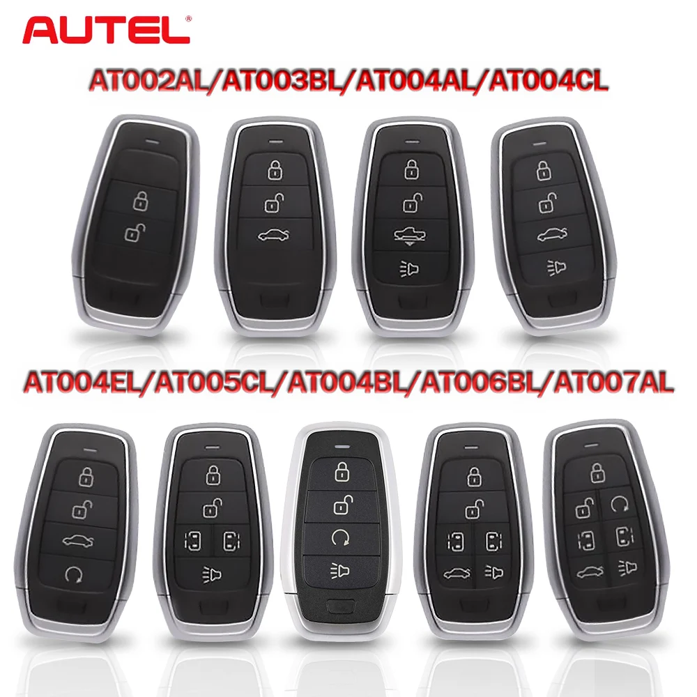 2Pcs Autel Universal Car Remote AT002AL AT003BL AT004AL/BL/CL/EL AT005CL AT006BL AT007AL Smart Key for MaxiIM KM100 IM508
2Pcs Autel Universal Car Remote AT002AL AT003BL AT004AL/BL/CL/EL AT005CL AT006BL AT007AL Smart Key for MaxiIM KM100 IM508