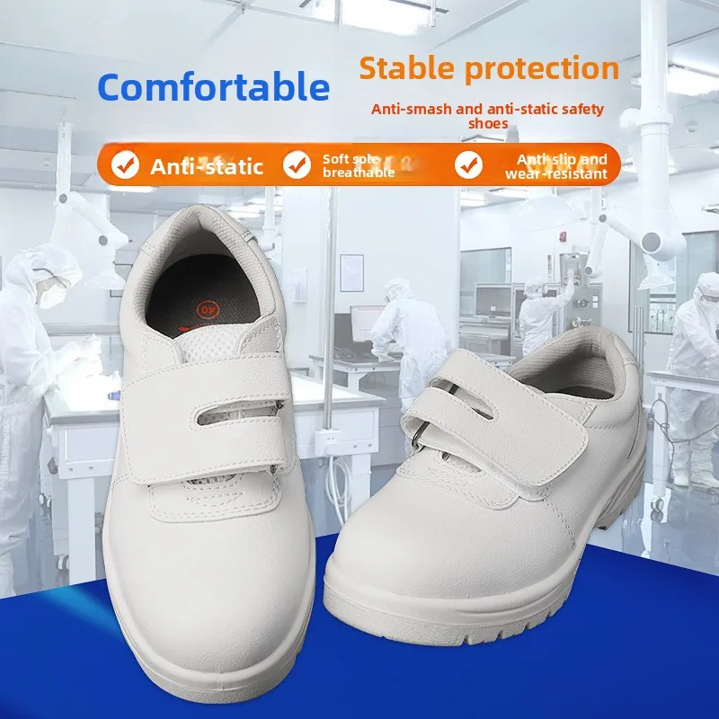White Protective Shoes for Men and Women, Comfortable, Breathable, Ultra Fiber, Anti-static, Anti Smashing, Clean Shoes
White Protective Shoes for Men and Women, Comfortable, Breathable, Ultra Fiber, Anti-static, Anti Smashing, Clean Shoes