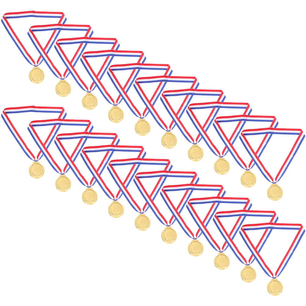 20pcs Medals 6 5cm Gold Kids Awards School Sports Competition Game Prize Student Memorabilia Encouragement
20pcs Medals 6 5cm Gold Kids Awards School Sports Competition Game Prize Student Memorabilia Encouragement
