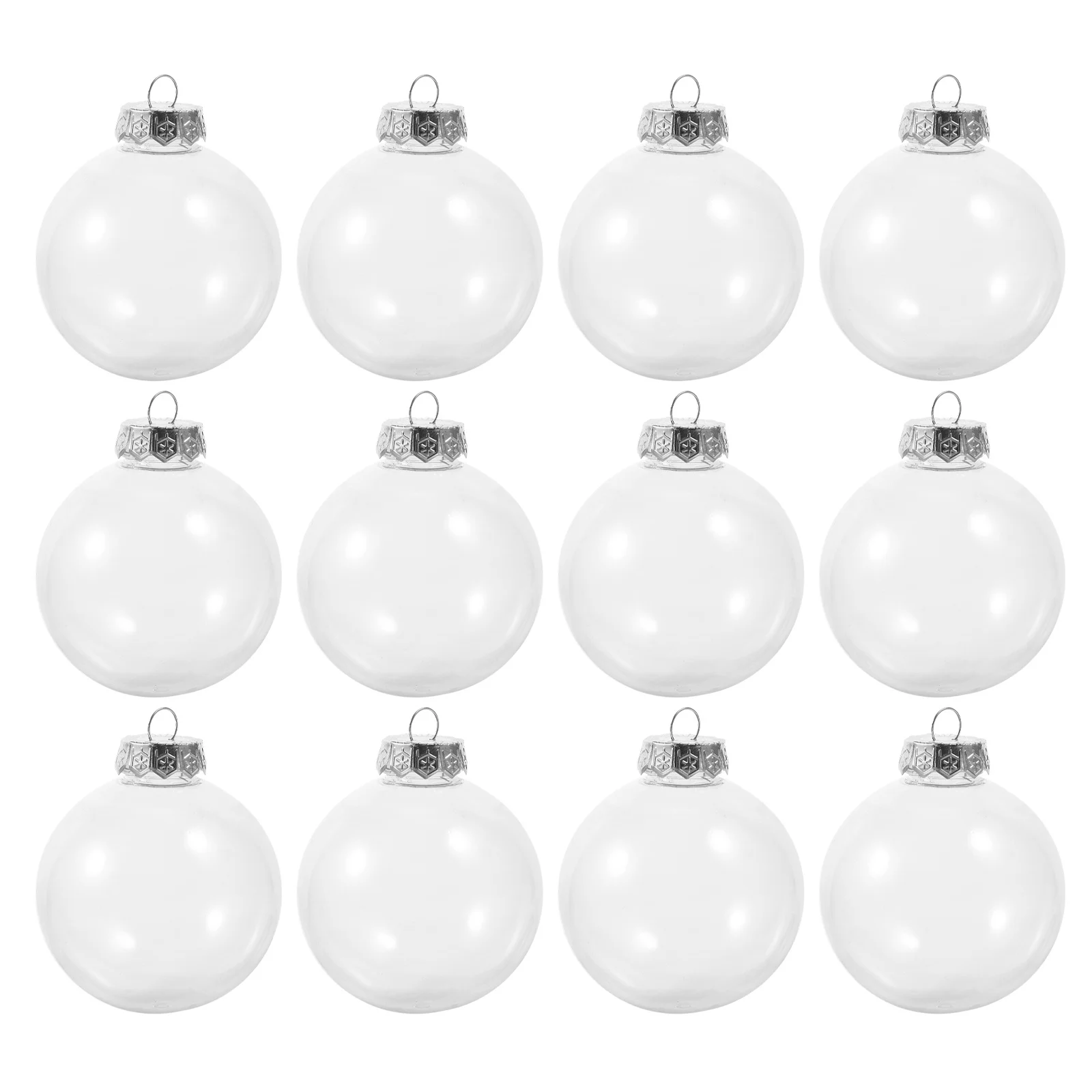 12Pcs Clear Plastic Ornaments Balls Easy to Hang for Various Celebrations Clear Plastic Ornament Balls Empty Ornaments Ball
12Pcs Clear Plastic Ornaments Balls Easy to Hang for Various Celebrations Clear Plastic Ornament Balls Empty Ornaments Ball