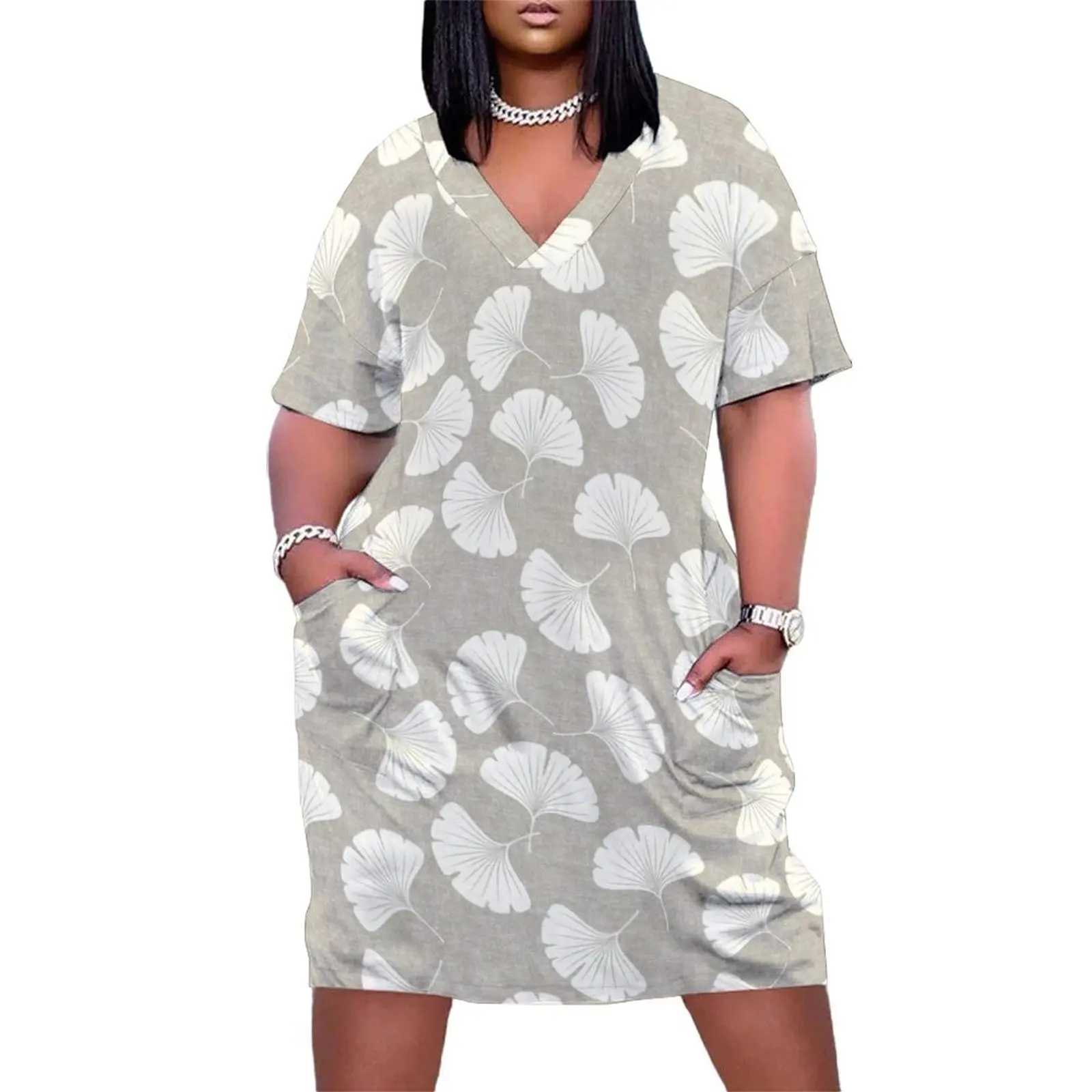 Ginkgo biloba - gingko leaves - tan Loose Pocket Dress long dress women summer dresses for women 2025 luxury designer party
Ginkgo biloba - gingko leaves - tan Loose Pocket Dress long dress women summer dresses for women 2025 luxury designer party