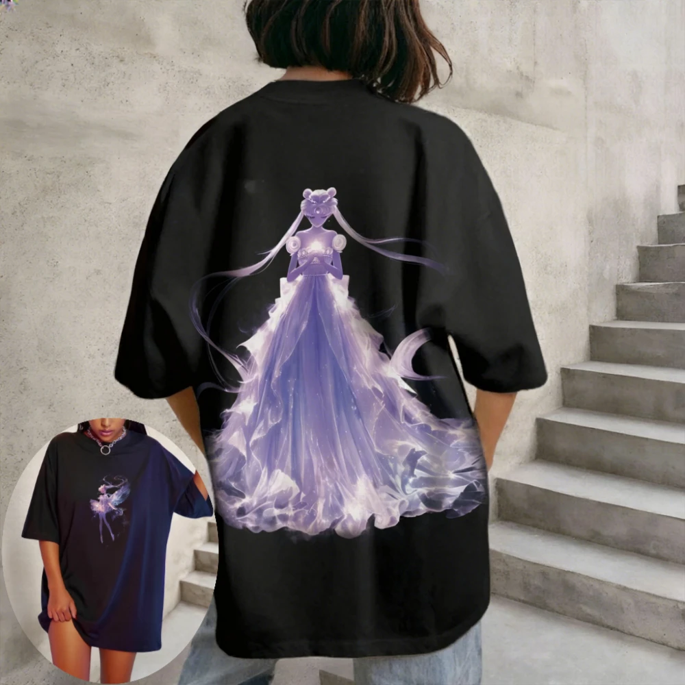 New Sailor Moon Heart T-Shirt Summer Unisex Loose and Breathable Cotton T-shirt Top
New Sailor Moon Heart T-Shirt Summer Unisex Loose and Breathable Cotton T-shirt Top