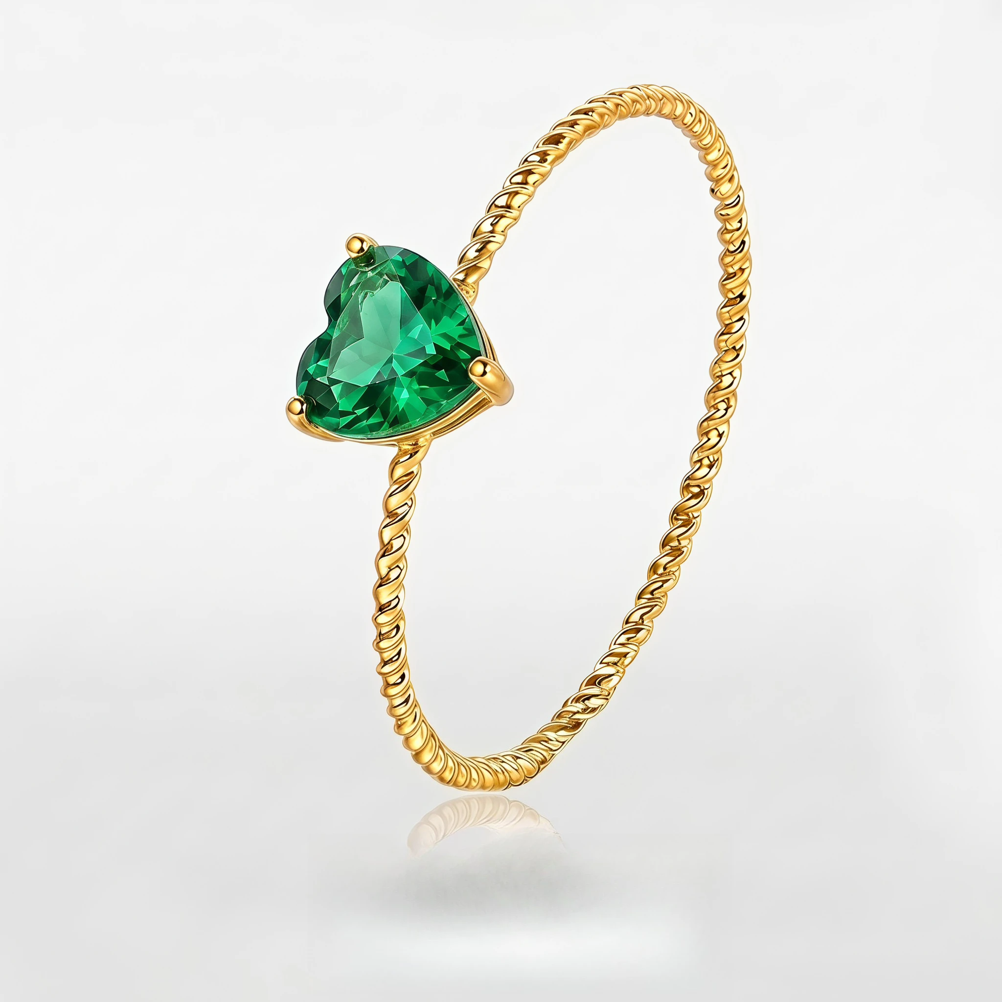 S925 Silver Ring Inlaid Cultivated Saffron Green 6 * 6mm Heart shaped Fried Dough Twists Ring Arm Simple Female Jewelry
S925 Silver Ring Inlaid Cultivated Saffron Green 6 * 6mm Heart shaped Fried Dough Twists Ring Arm Simple Female Jewelry