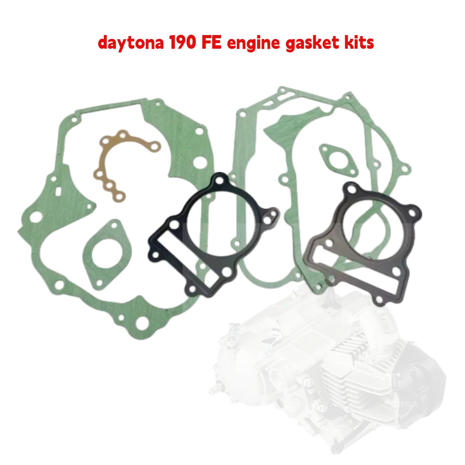 Complete Engine Paper Gasket Set Full Seal Gasket Repair Kit Fit Daytona Anima 190FE 4 Stroke Pit Bike Motorcycle Engine Parts
Complete Engine Paper Gasket Set Full Seal Gasket Repair Kit Fit Daytona Anima 190FE 4 Stroke Pit Bike Motorcycle Engine Parts