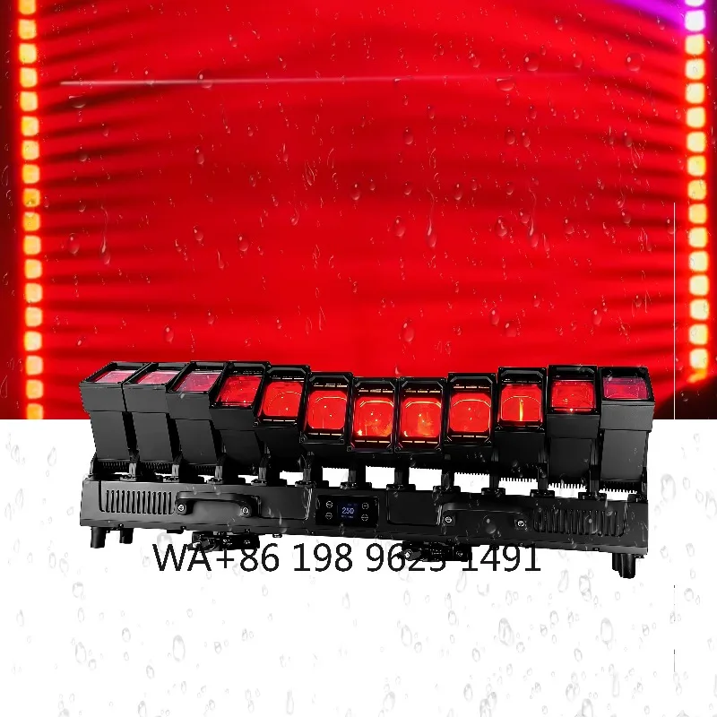 12*60W RGBW WW CW Strip LED Pixel Control 12 Head Wave Moving Head Light IP66 Outdoor Stage Lighting
12*60W RGBW WW CW Strip LED Pixel Control 12 Head Wave Moving Head Light IP66 Outdoor Stage Lighting