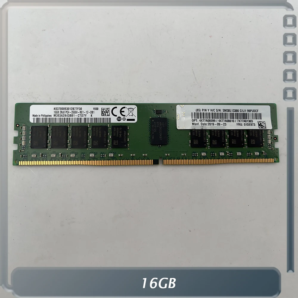 1 шт. для Lenovo 16GB 2R × 8 PC4-2666V 01DE973 7X77A01303 DDR4 REG ECC Высококачественная Серверная память
1 шт. для Lenovo 16GB 2R × 8 PC4-2666V 01DE973 7X77A01303 DDR4 REG ECC Высококачественная Серверная память