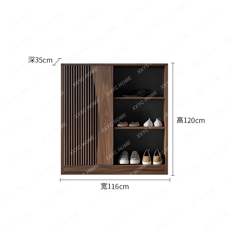 Design home shoe cabinet home door all solid wood against the wall retro high-end
Design home shoe cabinet home door all solid wood against the wall retro high-end
