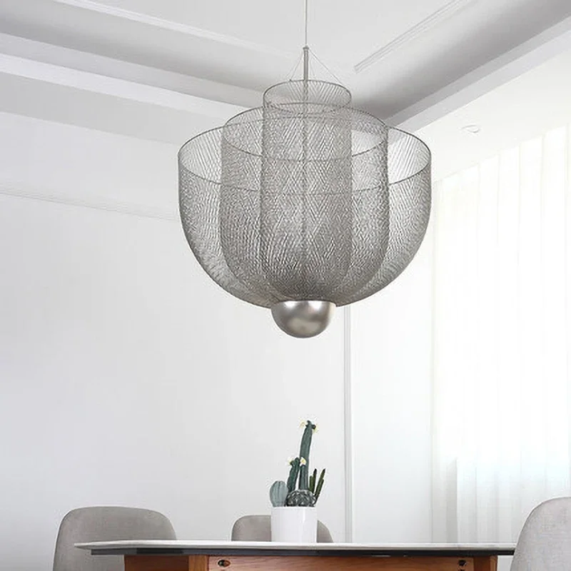 Italy Designer Pendant Lights Metal Grid Gold Plate Decorations Home Decor Living Dining Room Villa Kitchen LED Hanging Lamps
Italy Designer Pendant Lights Metal Grid Gold Plate Decorations Home Decor Living Dining Room Villa Kitchen LED Hanging Lamps