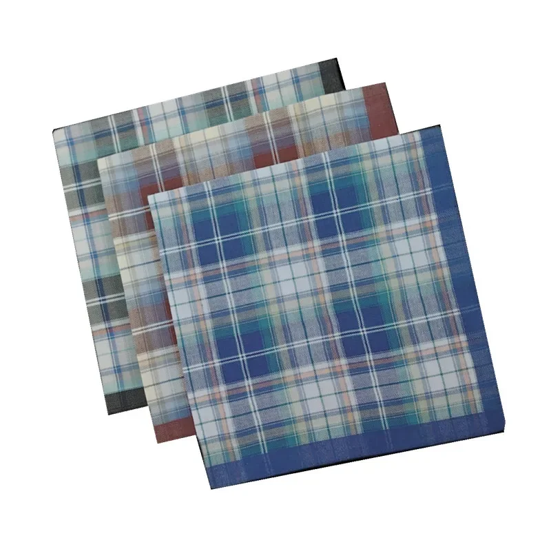 3Pcs 43x43cm 100% Cotton Classic Vintage Plaid Printed Men Handkerchiefs Sweat Towels Pocket Squares For Suits Wedding Hankies
3Pcs 43x43cm 100% Cotton Classic Vintage Plaid Printed Men Handkerchiefs Sweat Towels Pocket Squares For Suits Wedding Hankies