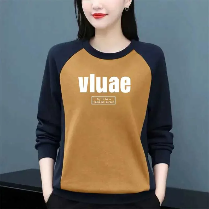 Thickened Fleece Long Sleeve Women's T-shirt Base Shirt Inner Wear Top for Middle-Aged And Elderly Mothers Korean Style round...
Thickened Fleece Long Sleeve Women's T-shirt Base Shirt Inner Wear Top for Middle-Aged And Elderly Mothers Korean Style round...