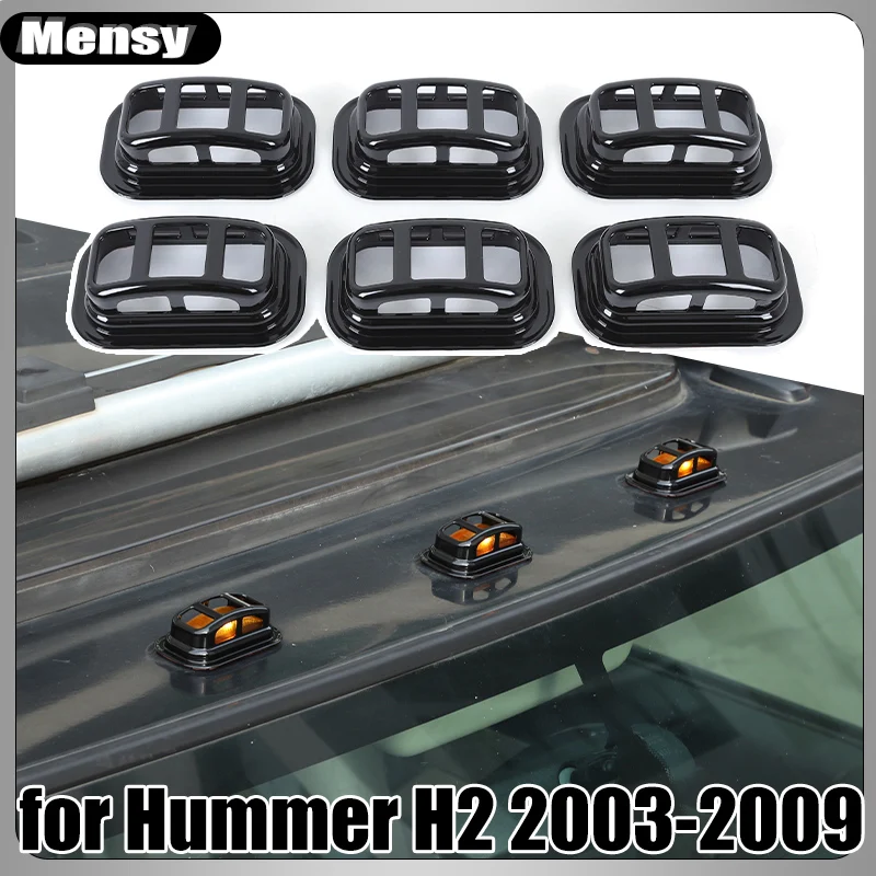 for Hummer H2 2003-2009 Front and rear roof light protective mesh cover, side turn signal protective mesh cover Accessories
for Hummer H2 2003-2009 Front and rear roof light protective mesh cover, side turn signal protective mesh cover Accessories