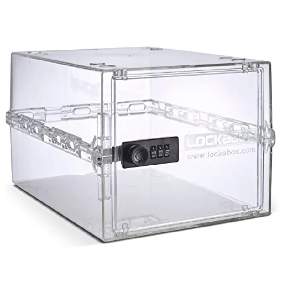 One™ Premium Lock Box Medium Combination Lock Box For Food Medicine and Home Safety External Size 12 x 8 x 6.6 Inch
One™ Premium Lock Box Medium Combination Lock Box For Food Medicine and Home Safety External Size 12 x 8 x 6.6 Inch
