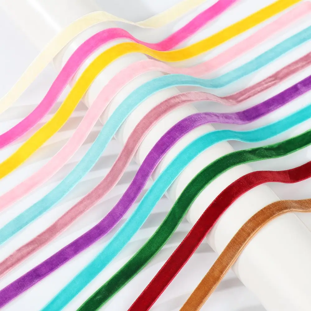 50yards 10mm Crafts Gifts Bouquet Decor Wrapping Band Velvet Ribbon Flocking Silk Packaging Strap
50yards 10mm Crafts Gifts Bouquet Decor Wrapping Band Velvet Ribbon Flocking Silk Packaging Strap