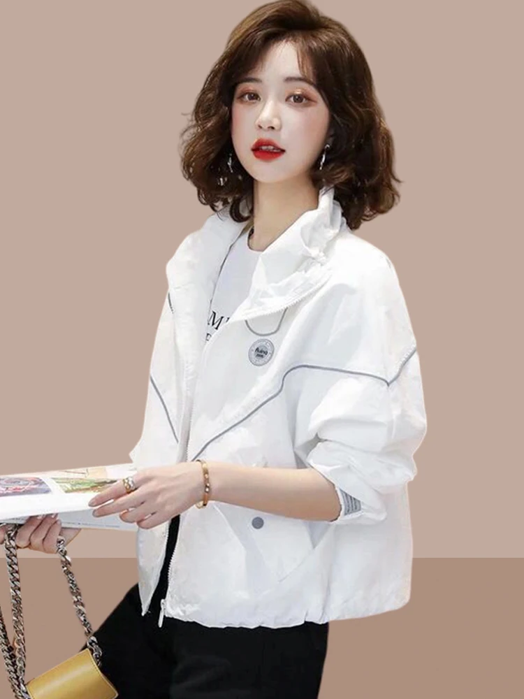 Women's White Loose Breathable Outdoor UV Protection Jaet Summer New Sle 2026 Faionable Versatile ort Outerwear
Women's White Loose Breathable Outdoor UV Protection Jaet Summer New Sle 2026 Faionable Versatile ort Outerwear