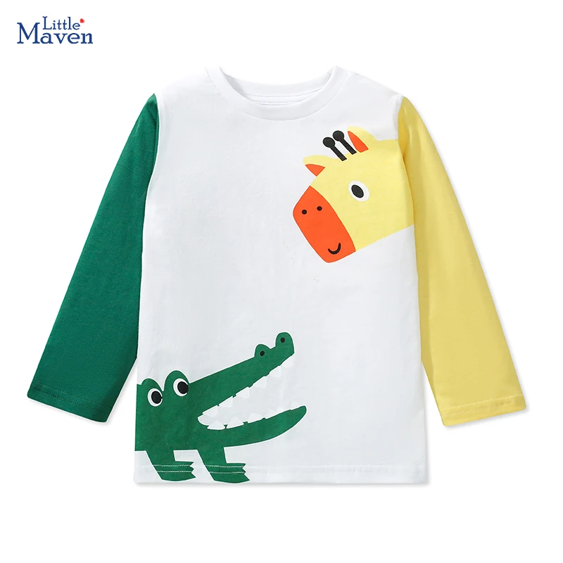 Little maven Spring Autumn Boys Tops Kids Clothes Baby Boys Cartoon Animals Dinosaur T-shirts Cotton Children's Clothing Tees
Little maven Spring Autumn Boys Tops Kids Clothes Baby Boys Cartoon Animals Dinosaur T-shirts Cotton Children's Clothing Tees