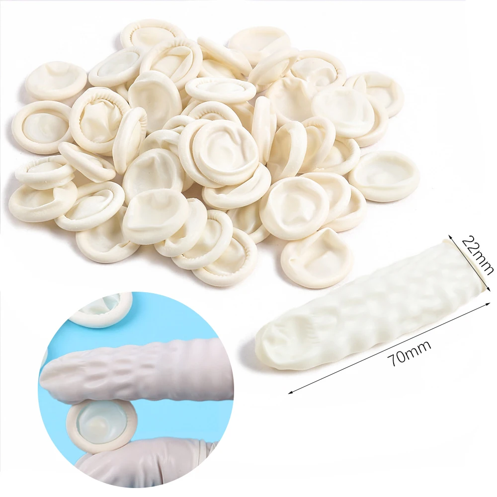 50Pcs Non-slip Disposable Fingertips Protector Gloves Natural Rubber Anti-static Latex Finger Cots Jewelry Making Tools Findings
50Pcs Non-slip Disposable Fingertips Protector Gloves Natural Rubber Anti-static Latex Finger Cots Jewelry Making Tools Findings
