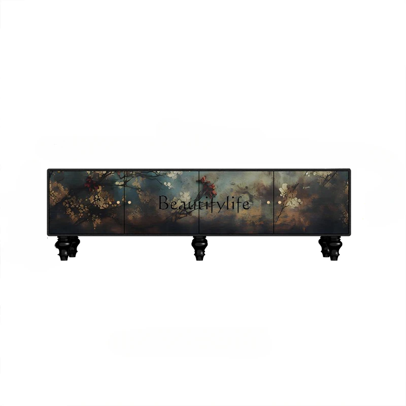 French medieval solid wood TV cabinet high-end decorative cabinet living room storage
French medieval solid wood TV cabinet high-end decorative cabinet living room storage