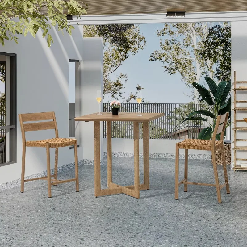 Outdoor courtyard dining furniture set Garden bar table and chairs Durable material Table set
Outdoor courtyard dining furniture set Garden bar table and chairs Durable material Table set