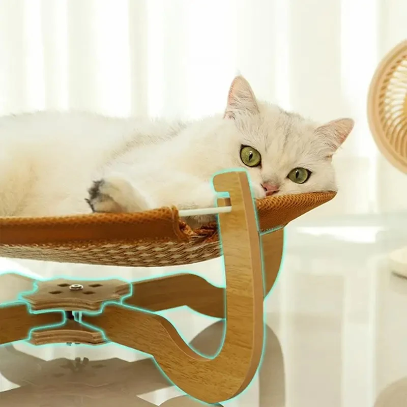 Pet Sleeping Pad Rattan Mat Super Cool Rattan Breathable Sleeping Bed Scratch-Resistant Cat Raised Bed Wooden Base
Pet Sleeping Pad Rattan Mat Super Cool Rattan Breathable Sleeping Bed Scratch-Resistant Cat Raised Bed Wooden Base